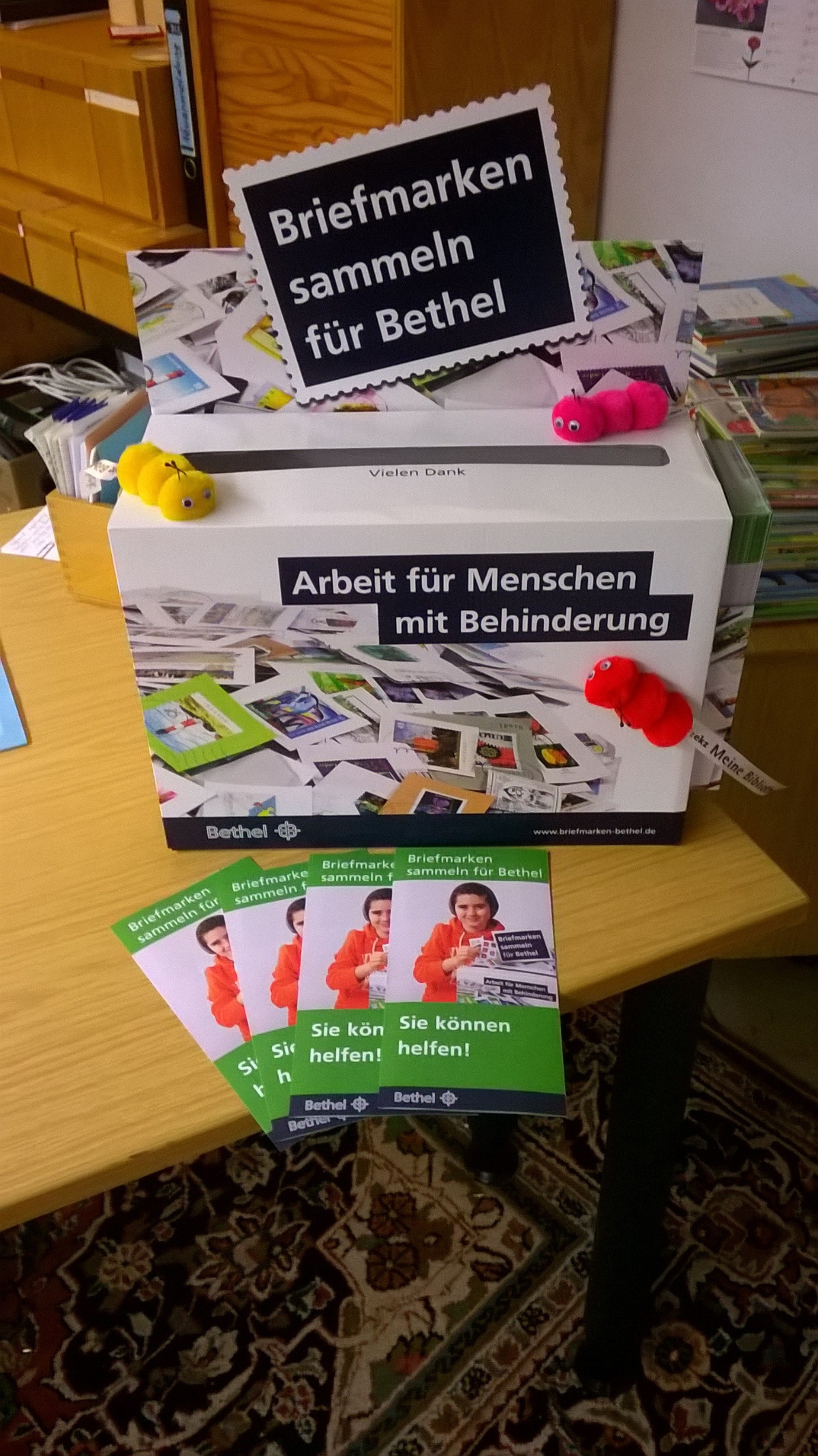 Briefmarkenbox Buecherei